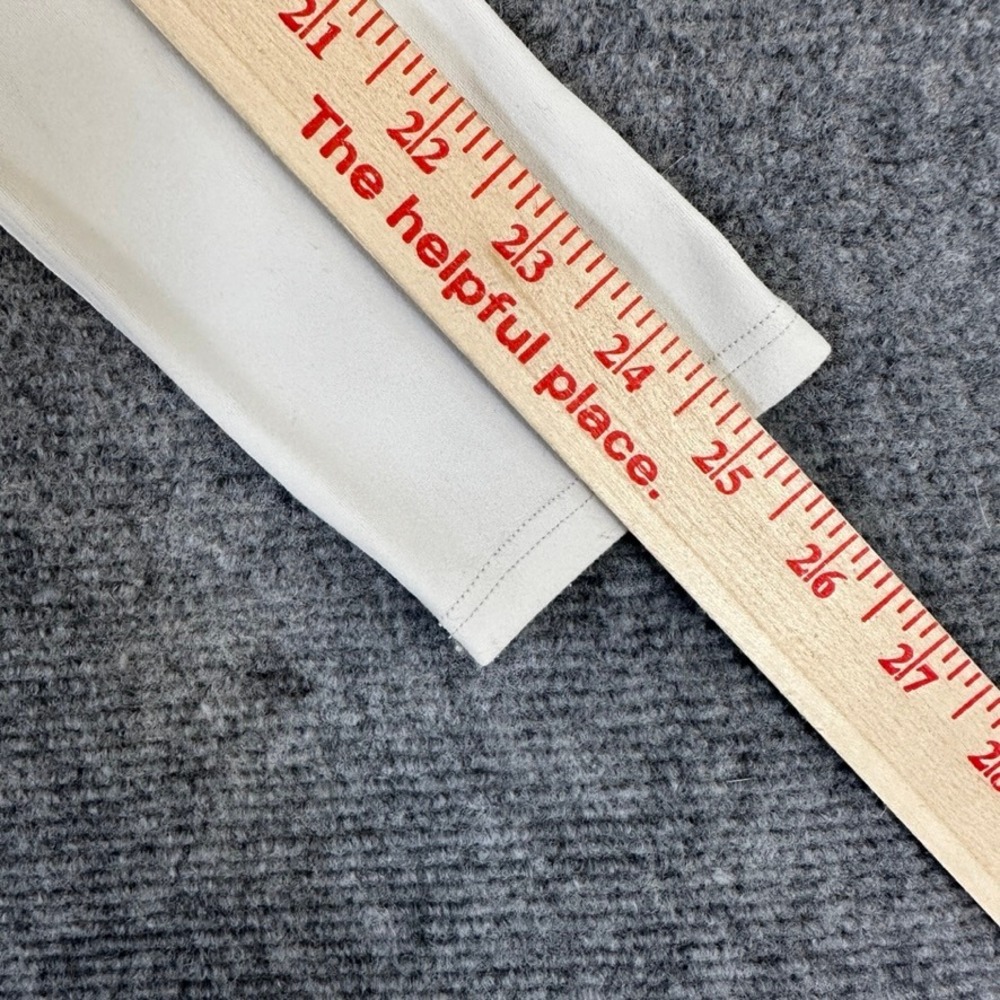 Lululemon Its A Tie Long Sleeve Shirt Cream Off White Split Hem Wrap Top Size 6 - Picture 5 of 6